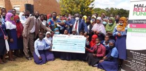 4B6D7CB3 1943 4E6D 9441 FAD420E48048 Malawi Relief Fund has donated K4 million to assist 100 school girls in Kasungu - Malawi Relief Fund UK