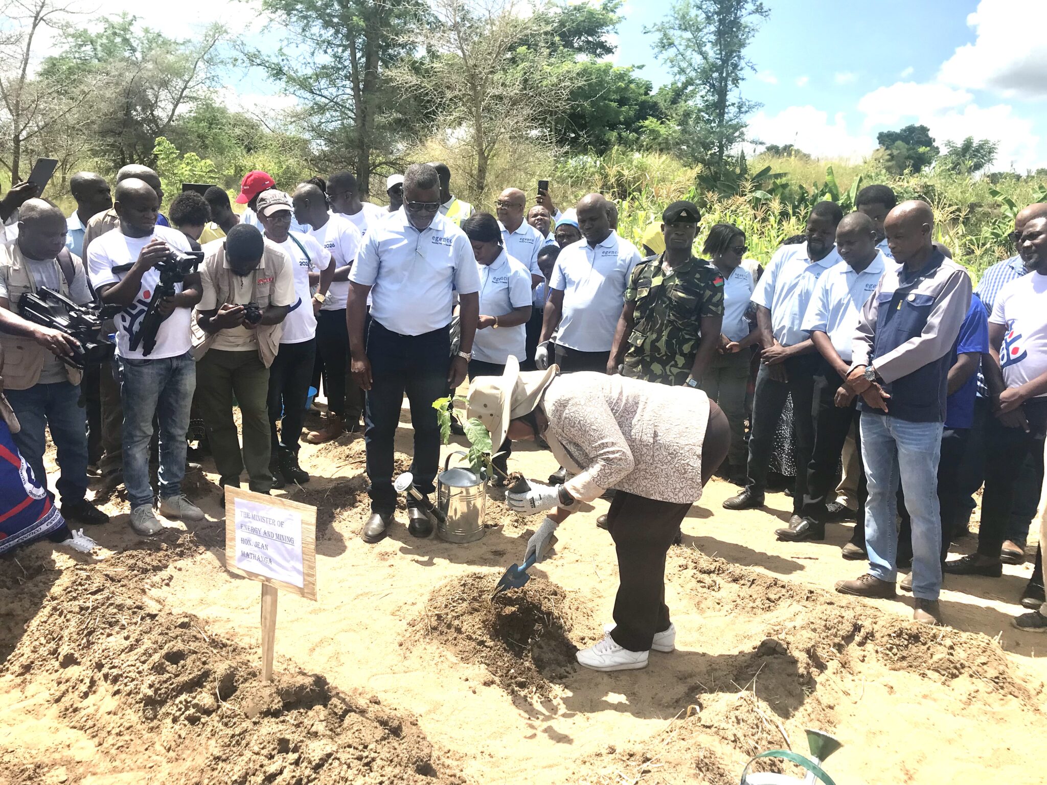 Tree Planting Along Rivers EGENCO goes further upstream of Shire River in its annual tree planting ...